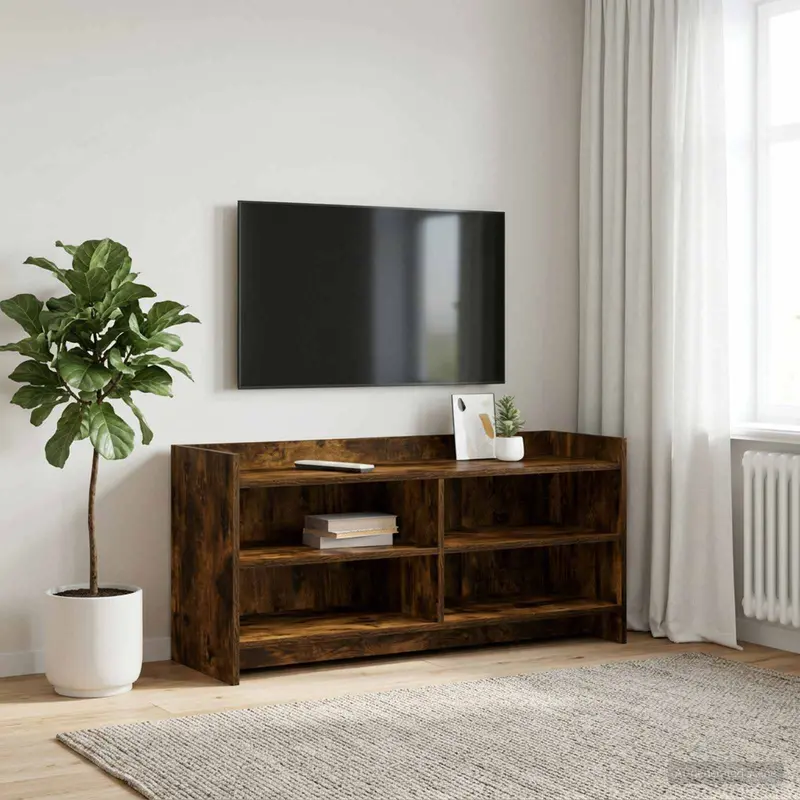 Vidaxl tv-kast 100 x 33 x 47 cm gerookt eiken bewerkt hout