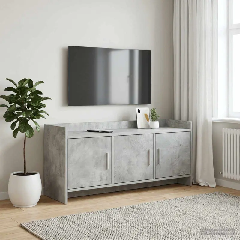 Vidaxl tv-kast 102 x 33 x 47 cm betongrijs bewerkt hout