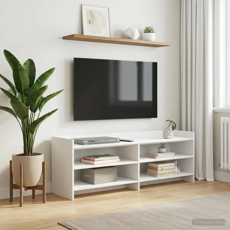Vidaxl tv-kast 135 x 33 x 47 cm wit bewerkt hout