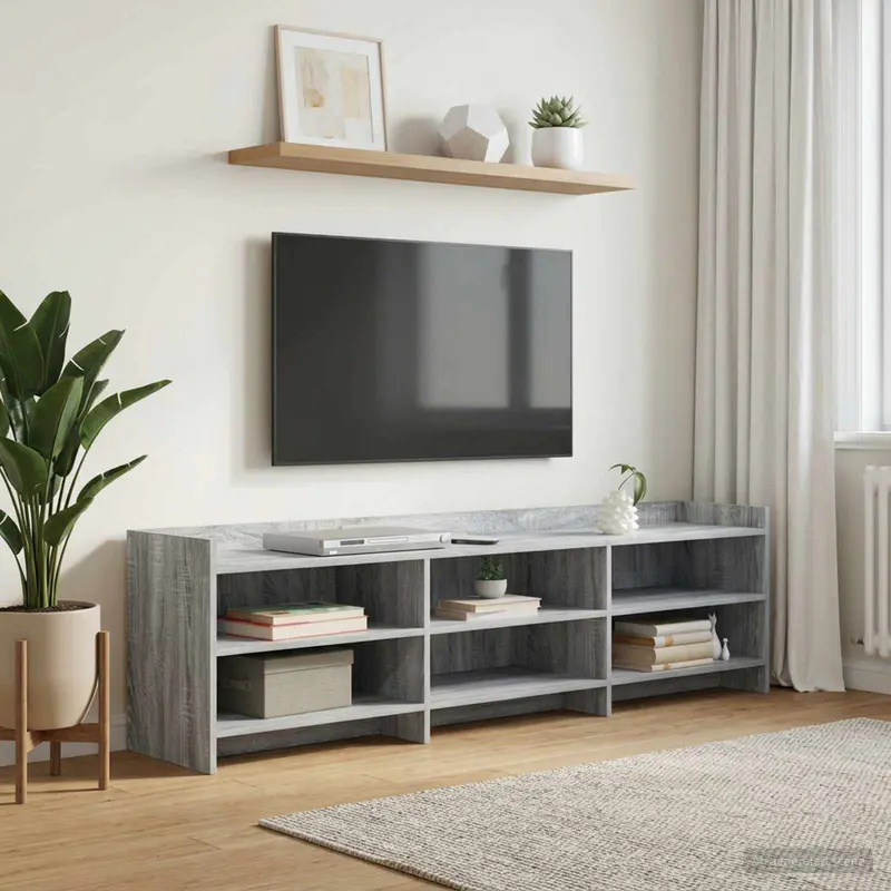 Vidaxl tv-kast 168 x 33 x 47 cm grijs sonoma bewerkt hout