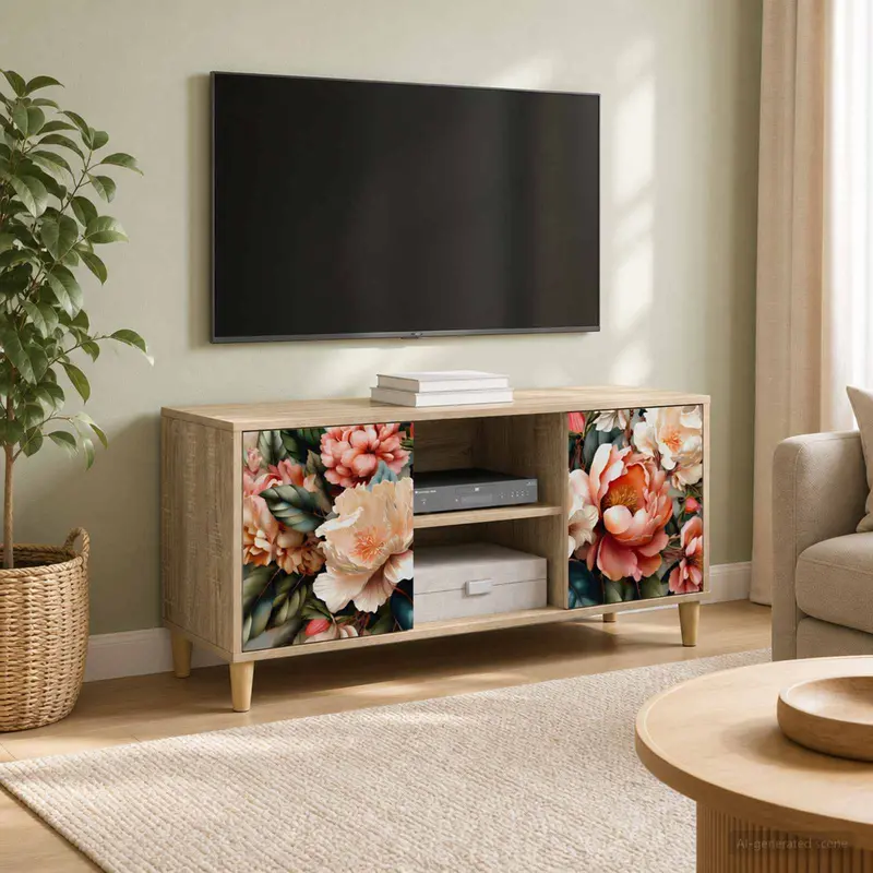 Vidaxl tv-meubel borne 102 x 33 x 50 cm sonoma bewerkt hout