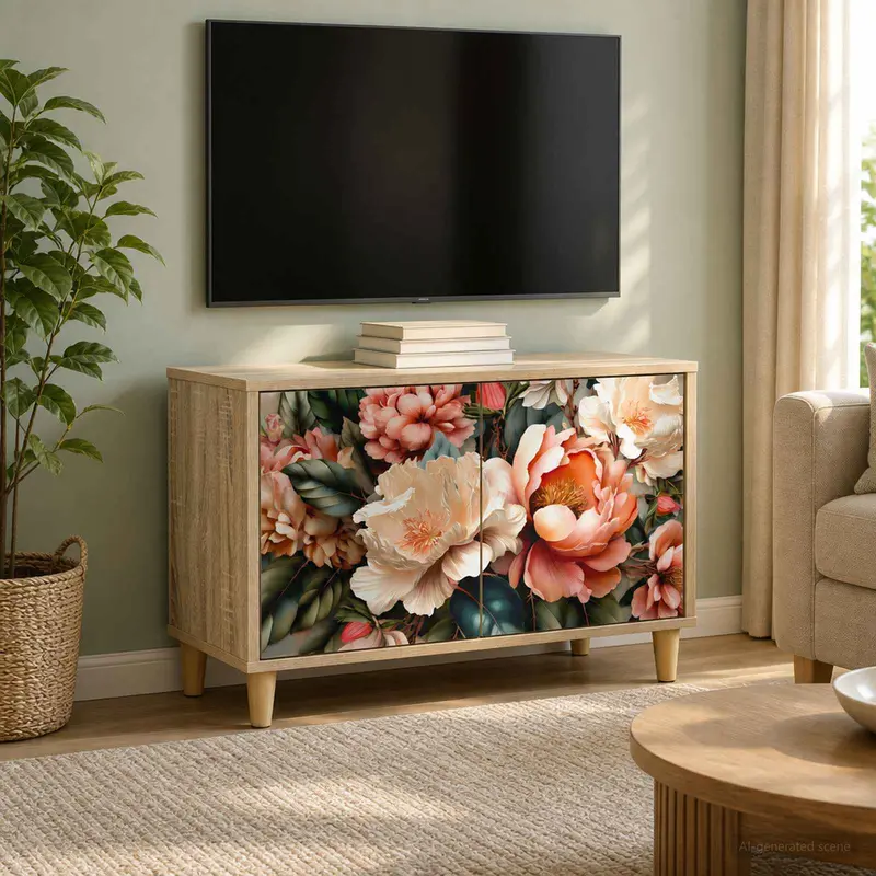 Vidaxl tv-meubel borne 69 x 33 x 50 cm sonoma bewerkt hout