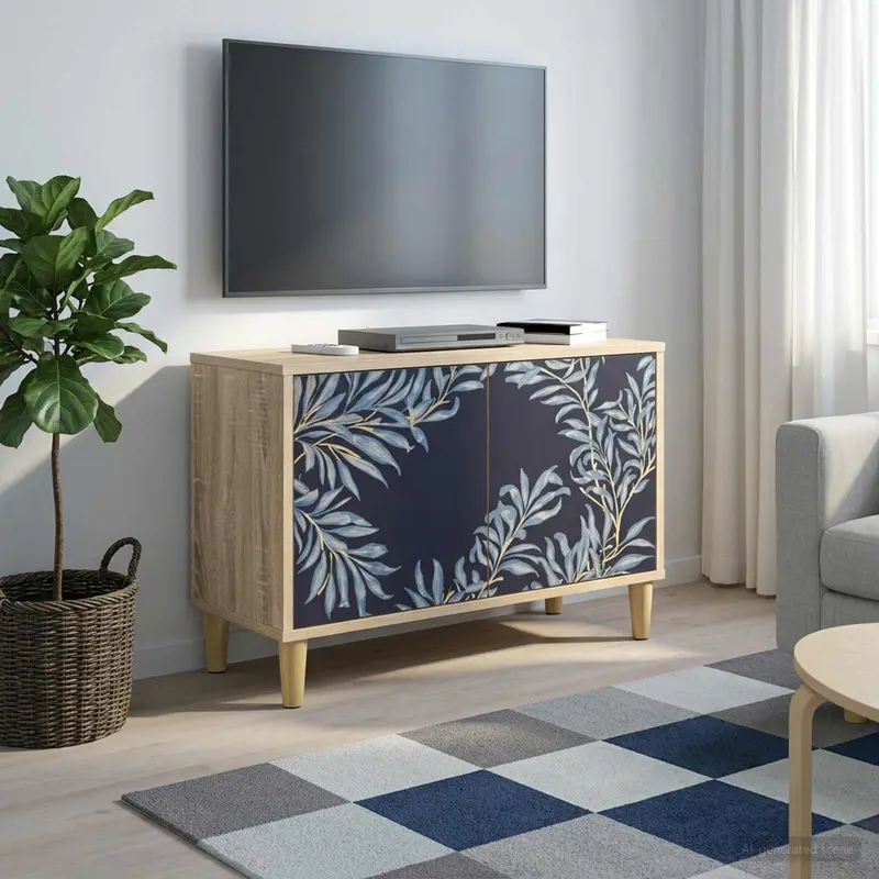 Vidaxl tv-meubel dokkum 69 x 33 x 50 cm sonoma bewerkt hout