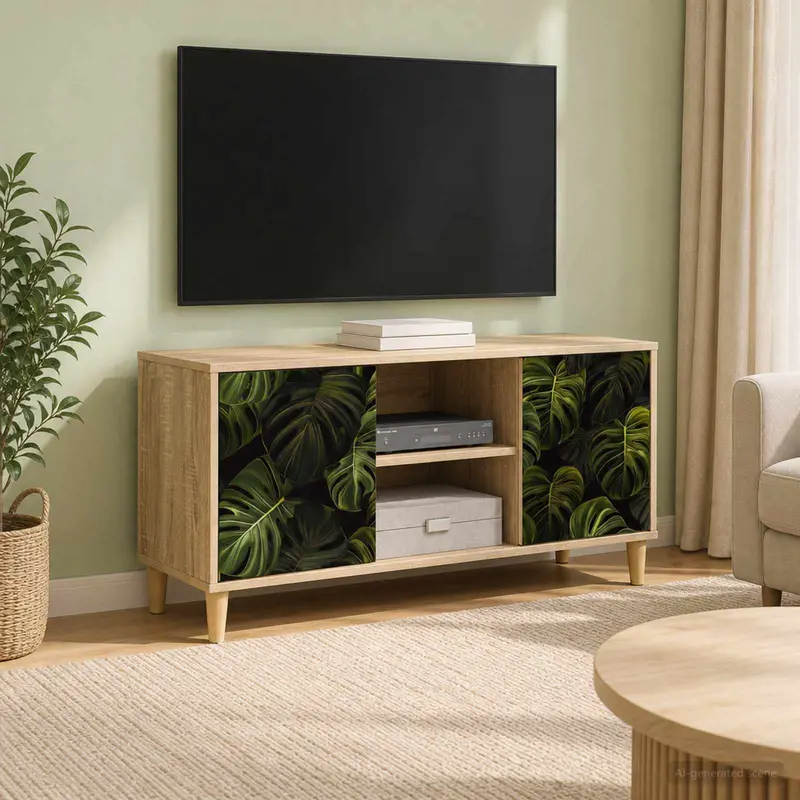 Vidaxl tv-meubel elburg 102 x 33 x 50 cm sonoma bewerkt hout