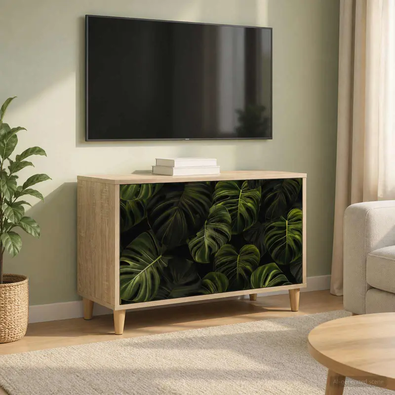 Vidaxl tv-meubel elburg 69 x 33 x 50 cm sonoma bewerkt hout