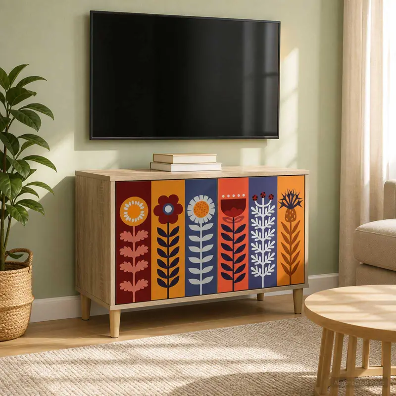 Vidaxl tv-meubel essen 69 x 33 x 50 cm sonoma bewerkt hout