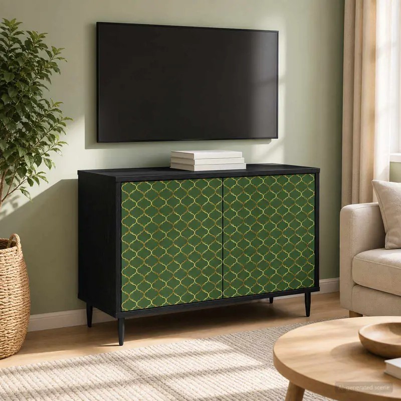 Vidaxl tv-meubel geleen 69 x 33 x 50,5 cm zwart eiken bewerkt hout
