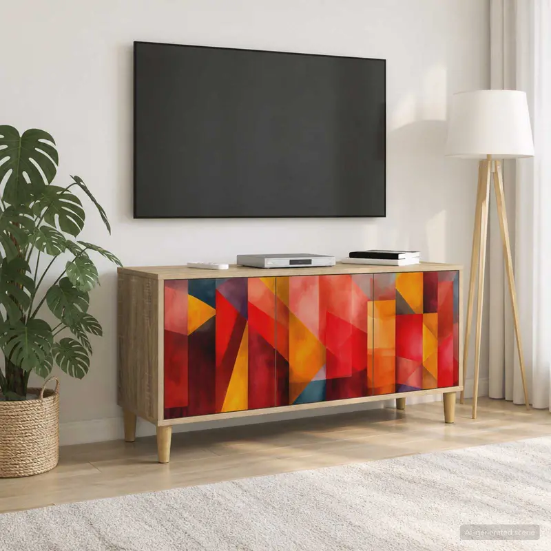Vidaxl tv-meubel heesch 102 x 33 x 50 cm sonoma bewerkt hout