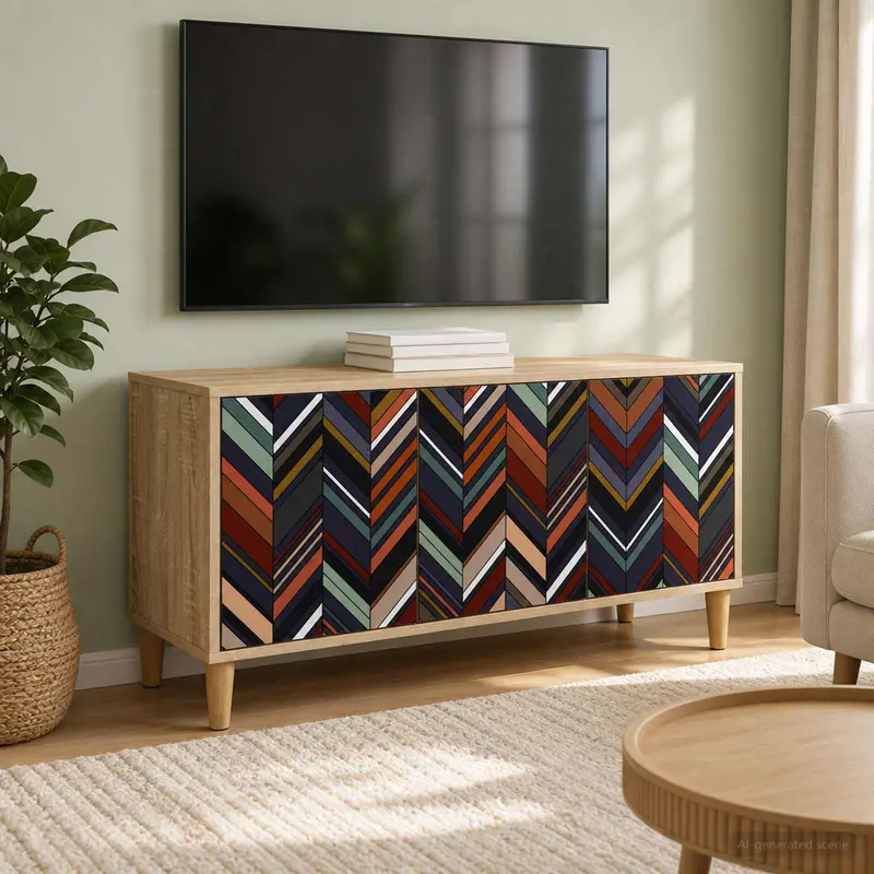 Vidaxl tv-meubel ommen 102 x 33 x 50 cm sonoma bewerkt hout