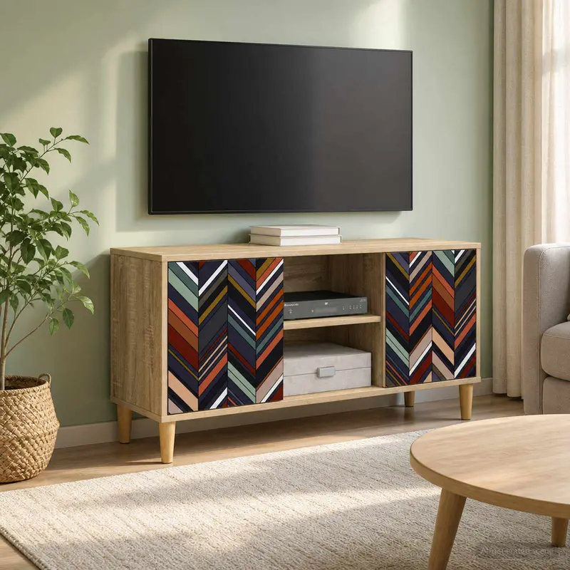 Vidaxl tv-meubel ommen 102 x 33 x 50 cm sonoma bewerkt hout