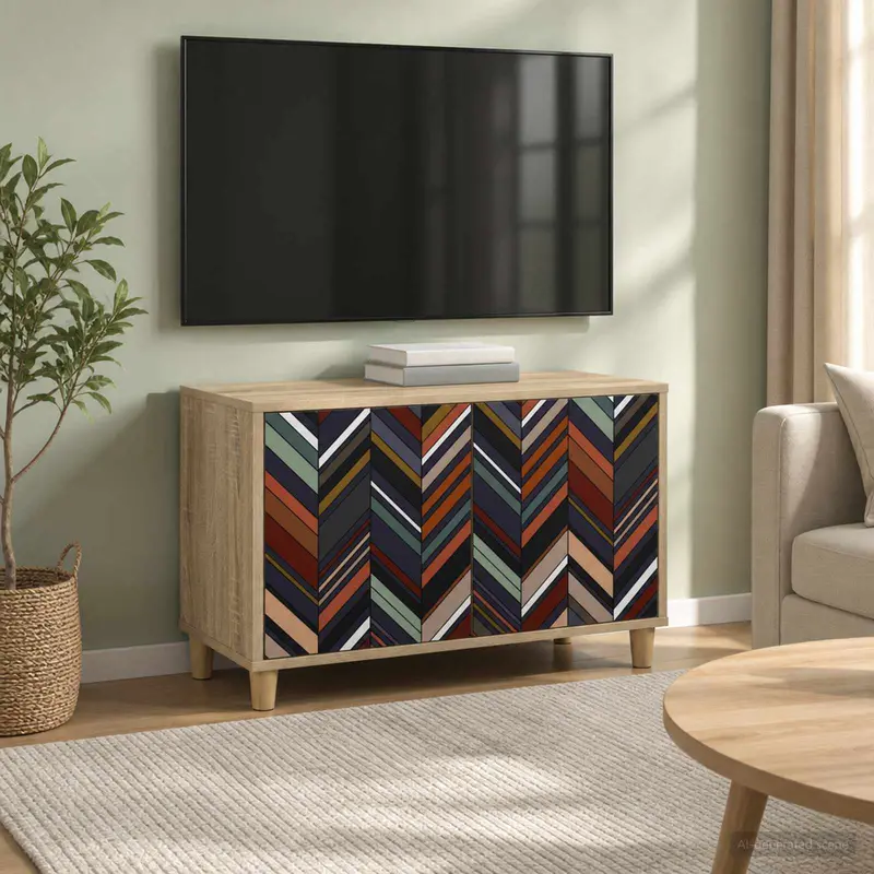 Vidaxl tv-meubel ommen 69 x 33 x 50 cm sonoma bewerkt hout