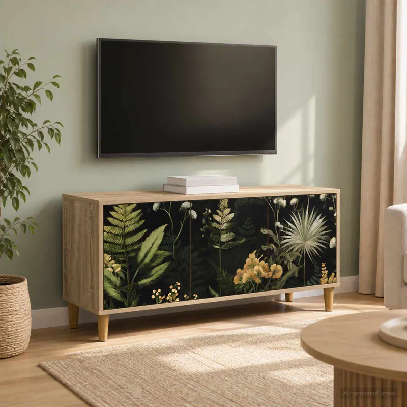 Vidaxl tv-meubel rhenen 102 x 33 x 50 cm sonoma bewerkt hout