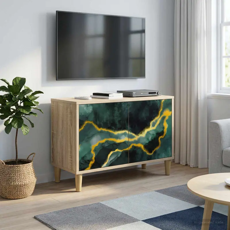 Vidaxl tv-meubel wijhe 69 x 33 x 50 cm sonoma bewerkt hout