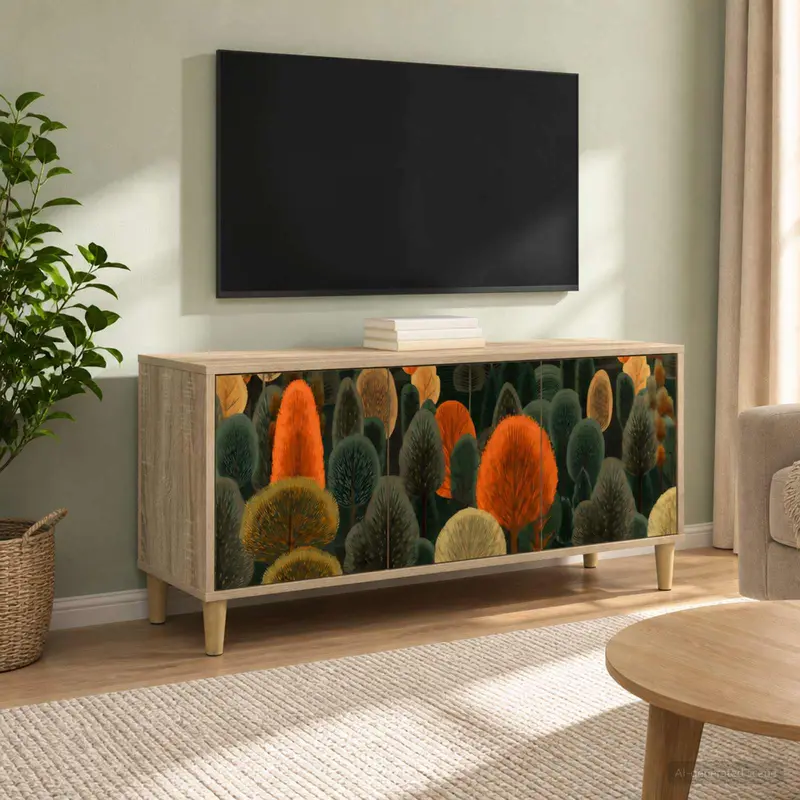 Vidaxl tv-meubel zaandam 102 x 33 x 50 cm sonoma bewerkt hout