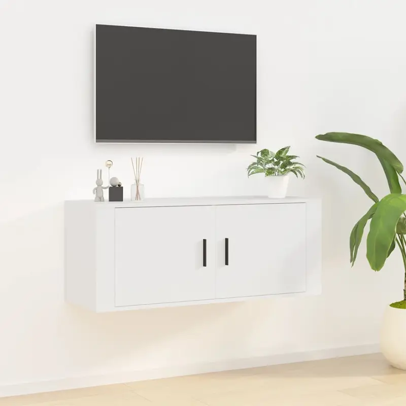 Vidaxl tv-wandmeubel 100x34,5x40 cm wit
