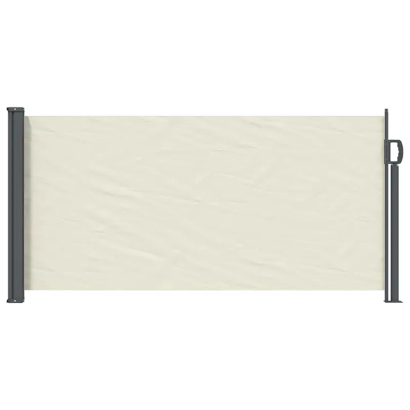 Vidaxl uittrekbaar zijscherm 100 x 300 cm 100% polyester ijzer staal