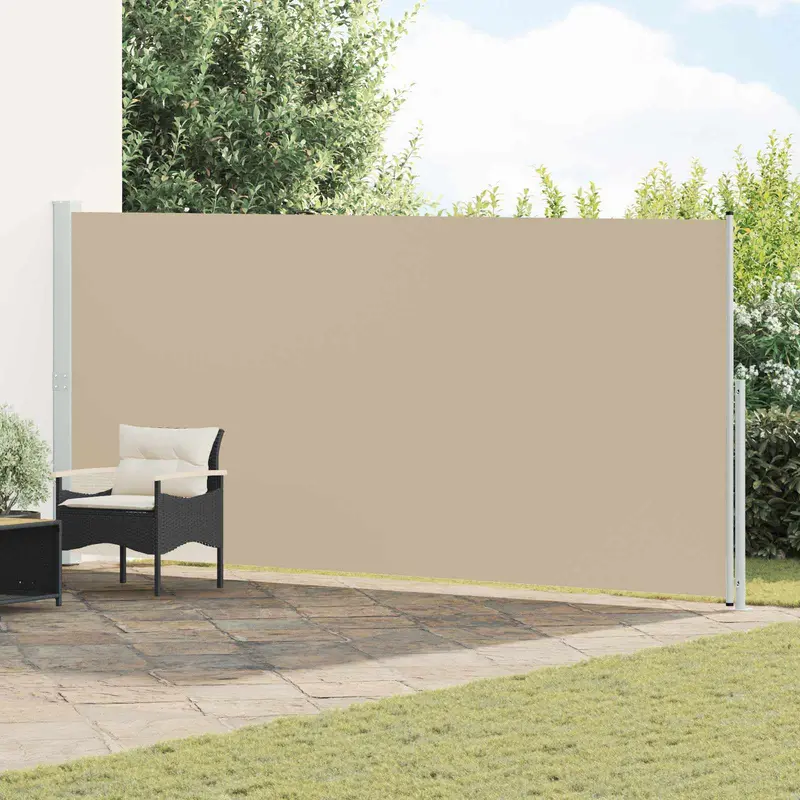 Vidaxl uittrekbaar zijscherm rechthoekig 200 x 500 cm