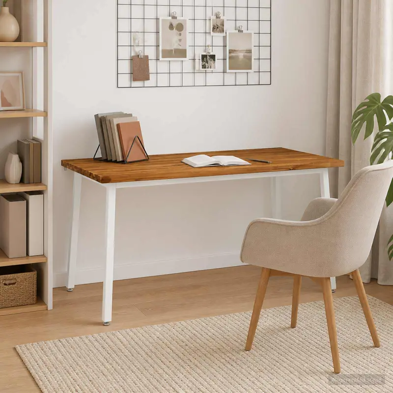 Vidaxl vierkante eettafel 160 x 70 x 75 cm massief acaciahout naturel