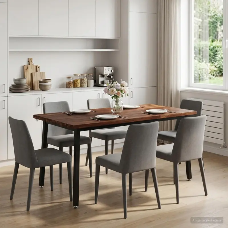Vidaxl vierkante eettafel 160 x 70 x 75 cm massief acaciahout