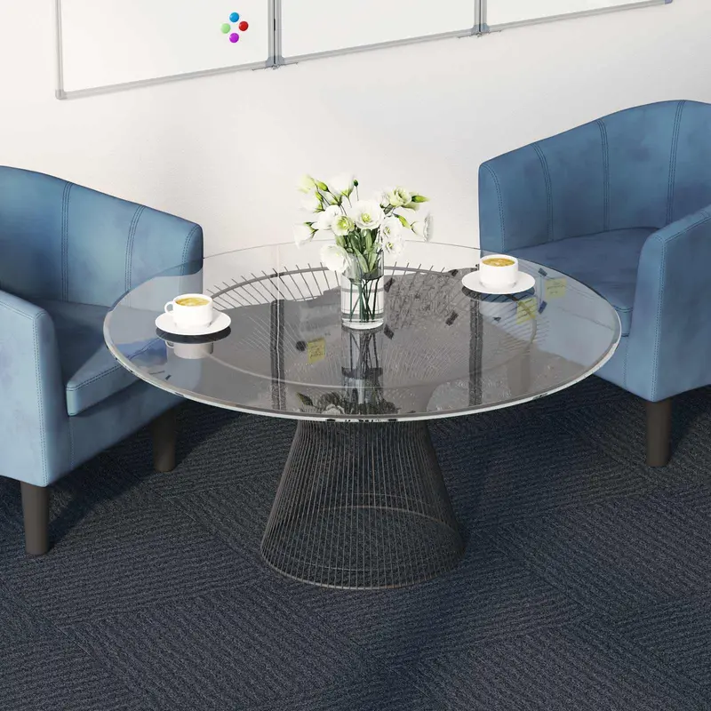 Vidaxl vloertegel blauw grijs 50 x 50 cm 20 st pp en bitumen