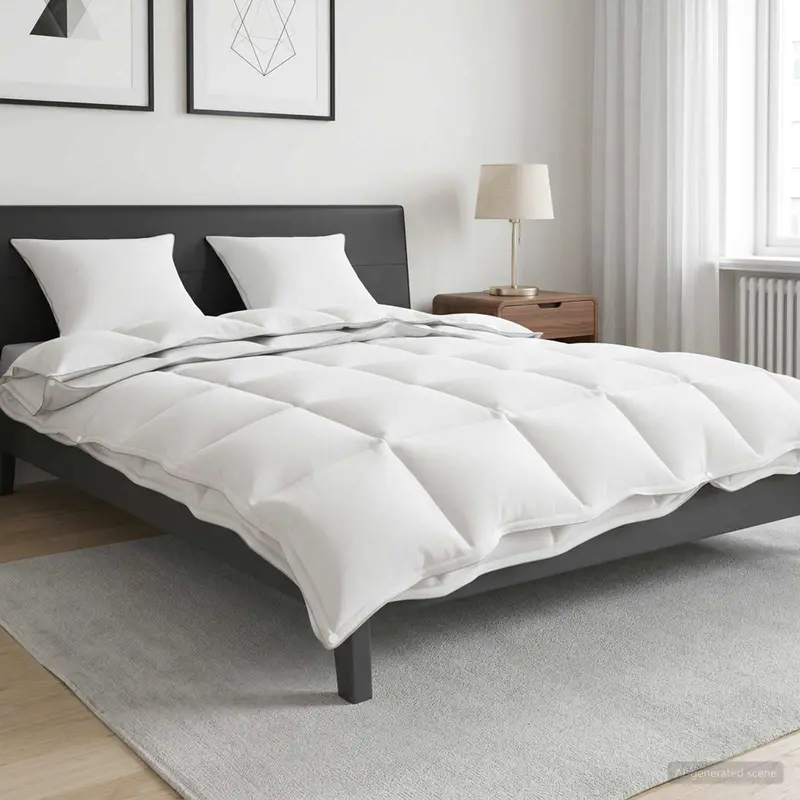 Vidaxl vol jaar dekbed wit 260 x 220 cm bamboevezel