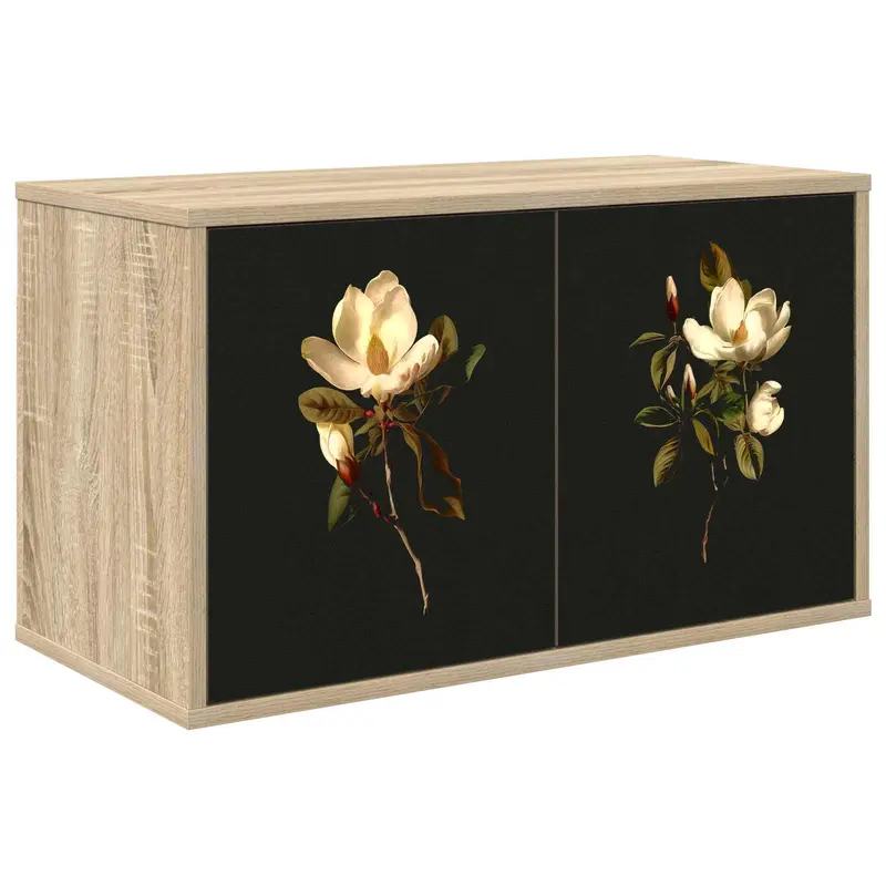Vidaxl wandgemonteerd tv-meubel bremen 69 x 33 x 40 cm sonoma eiken