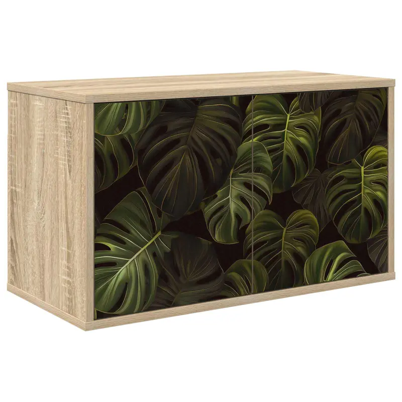 Vidaxl wandgemonteerd tv-meubel elburg 69 x 33 x 40 cm sonoma eiken