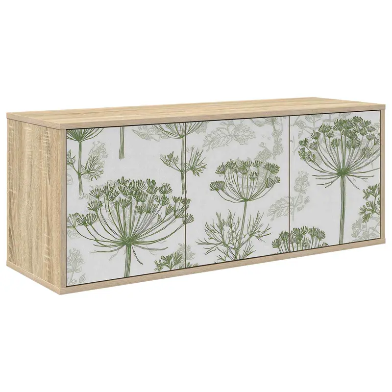 Vidaxl wandgemonteerd tv-meubel gotha 102 x 33 x 40 cm sonoma eiken