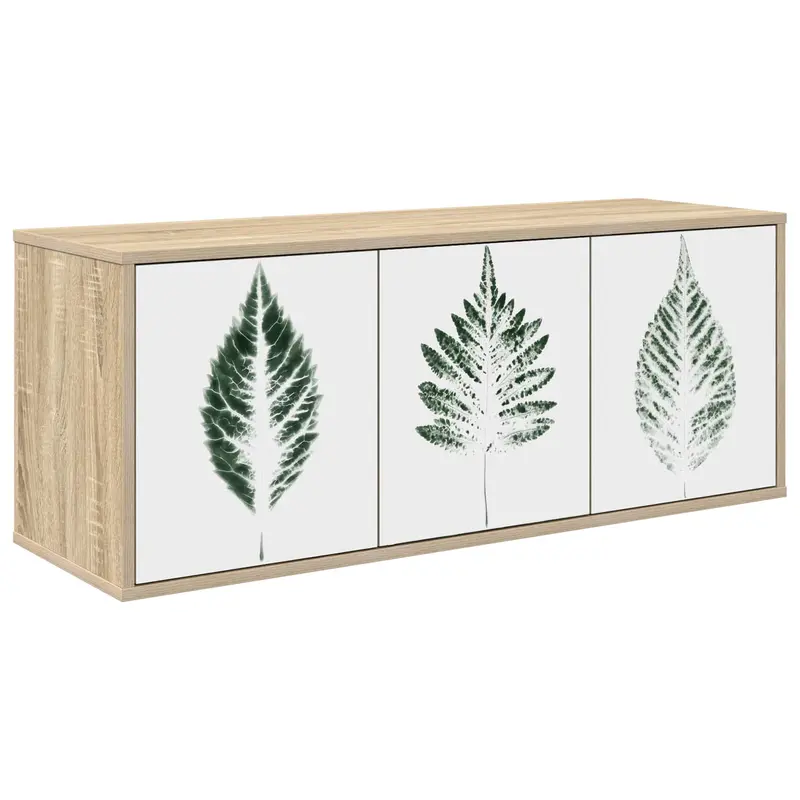 Vidaxl wandgemonteerd tv-meubel hanau 102 x 33 x 40 cm sonoma eiken