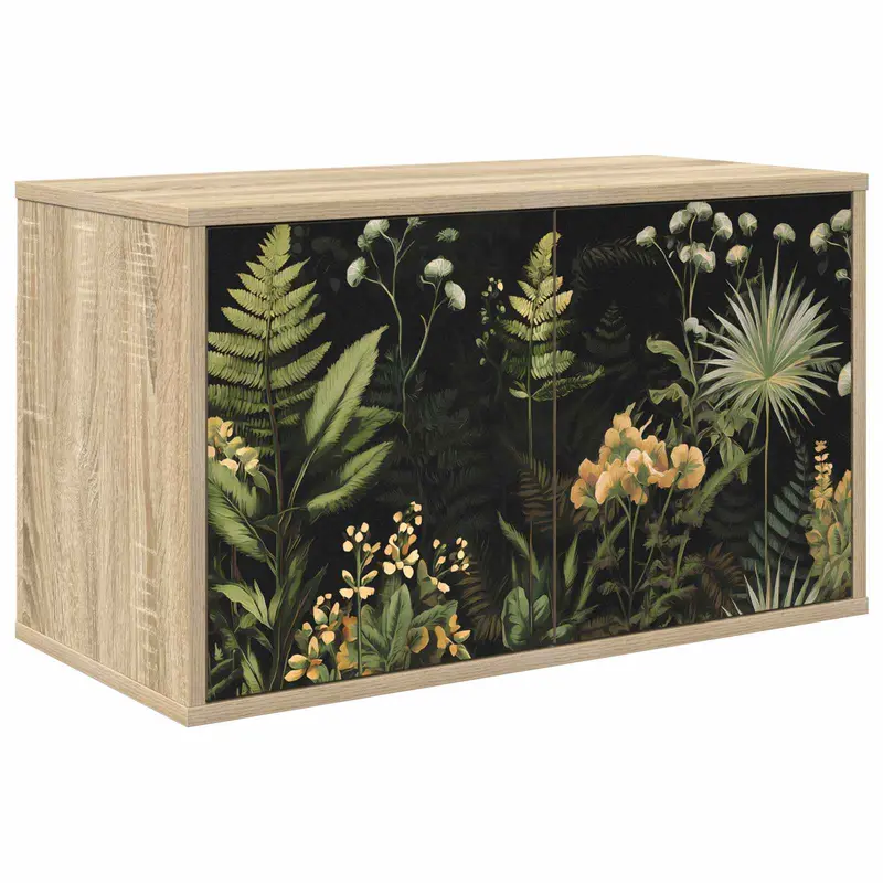 Vidaxl wandgemonteerd tv-meubel rhenen 69 x 33 x 40 cm sonoma eiken