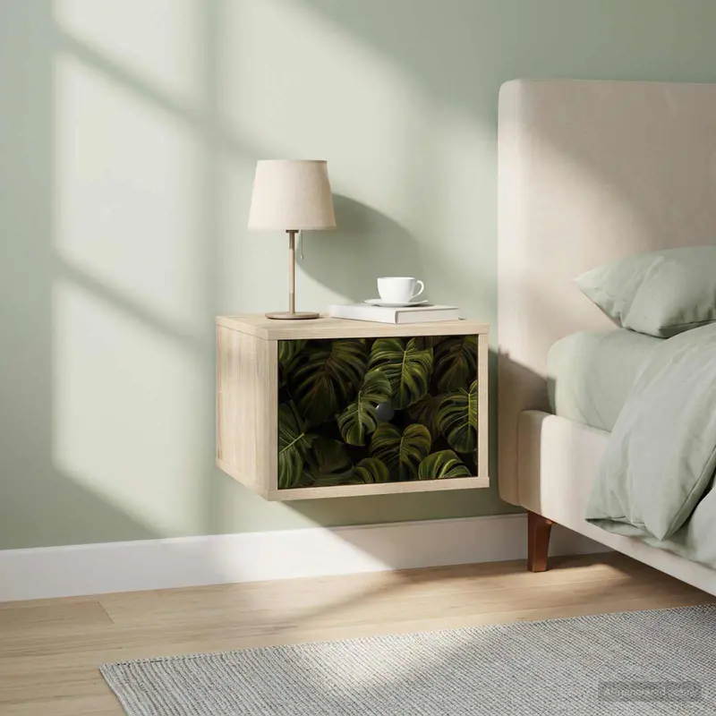 Vidaxl wandkastje elburg 2 st sonoma eiken 36 x 33 x 25 cm