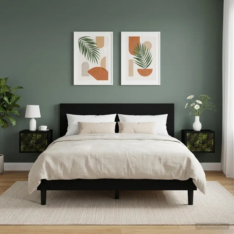 Vidaxl wandkastje elburg 2 st zwart eiken 36 x 33 x 25 cm bewerkt hout