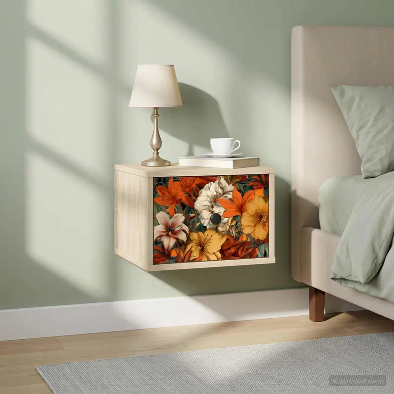 Vidaxl wandkastje gennep sonoma eiken 36 x 33 x 25 cm bewerkt hout