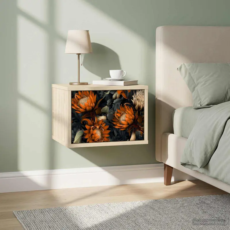 Vidaxl wandkastje lochem sonoma eiken 36 x 33 x 25 cm bewerkt hout