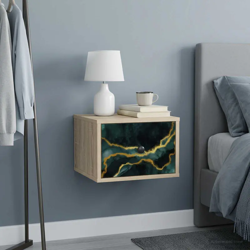 Vidaxl wandkastje wijhe sonoma eiken 36 x 33 x 25 cm bewerkt hout