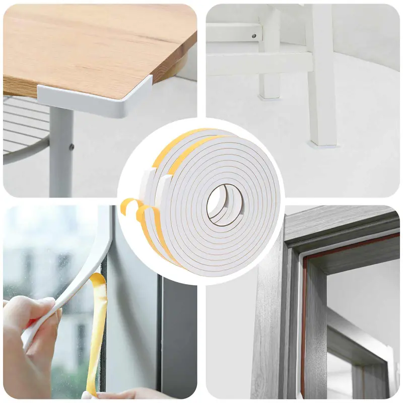 Vidaxl zelfklevende schuimtape 2 st wit 20mm x 5m cr schuim