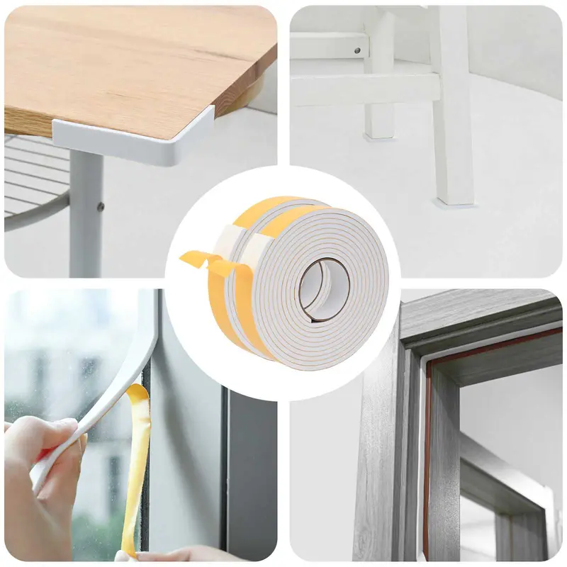 Vidaxl zelfklevende schuimtape 2 st wit 30mm x 5m cr schuim