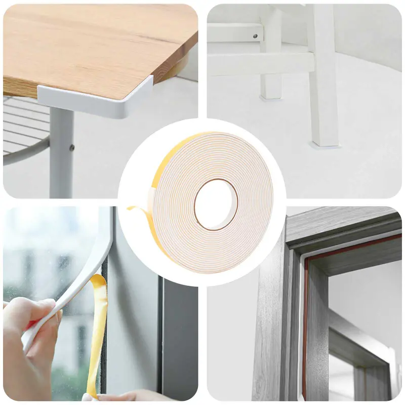 Vidaxl zelfklevende schuimtape wit 15mm x 10m cr schuim