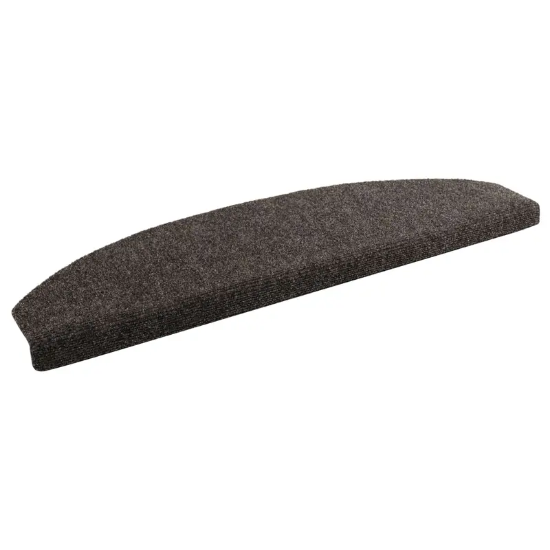 Vidaxl zelfklevende trapmatten 15 st 80 x 24,5 x 3,5 cm antraciet