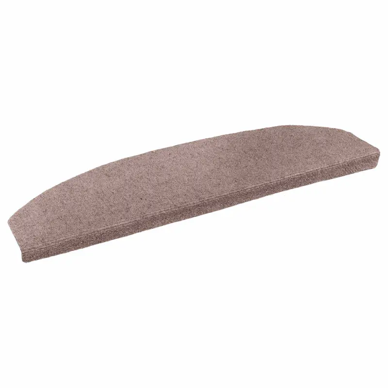 Vidaxl zelfklevende trapmatten 15 st 80 x 24,5 x 3,5 cm beige