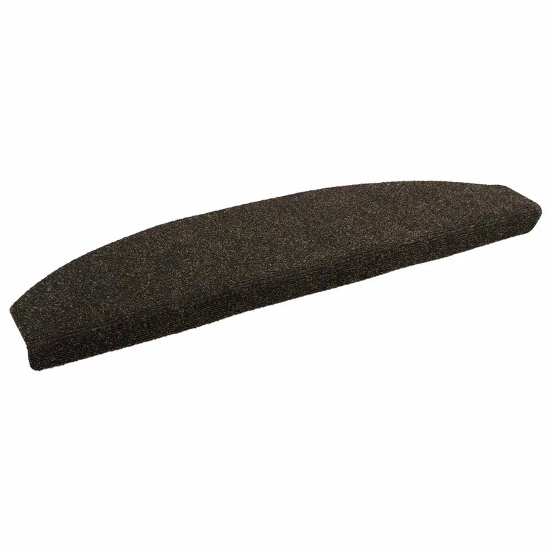 Vidaxl zelfklevende trapmatten 15 st 80 x 24,5 x 3,5 cm donkerbruin