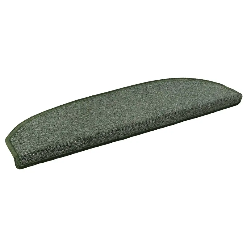 Vidaxl zelfklevende trapmatten 15 st 80 x 24,5 x 3,5 cm donkergroen