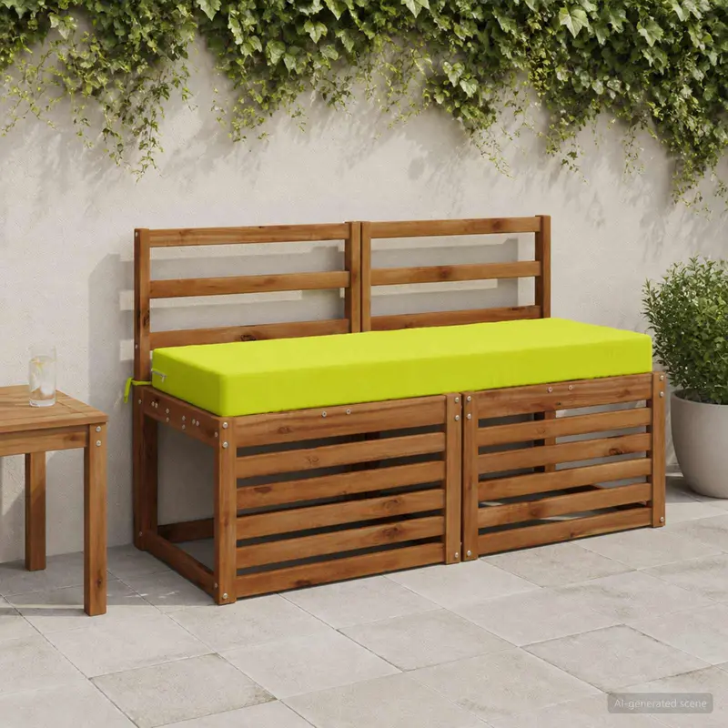 Vidaxl zitkussen soest 100% polyester helder groen 120 x 40 x 10 cm