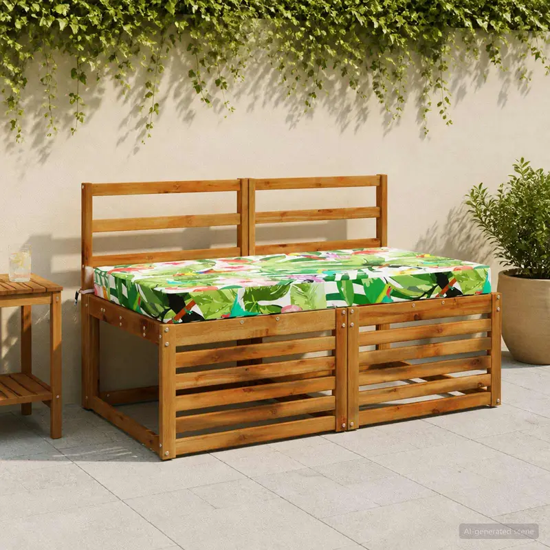 Vidaxl zitkussen soest 100% polyester meerkleurig 120 x 80 x 10 cm