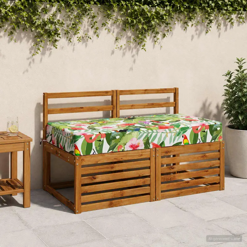 Vidaxl zitkussen soest 100% polyester meerkleurig 120 x 80 x 15 cm