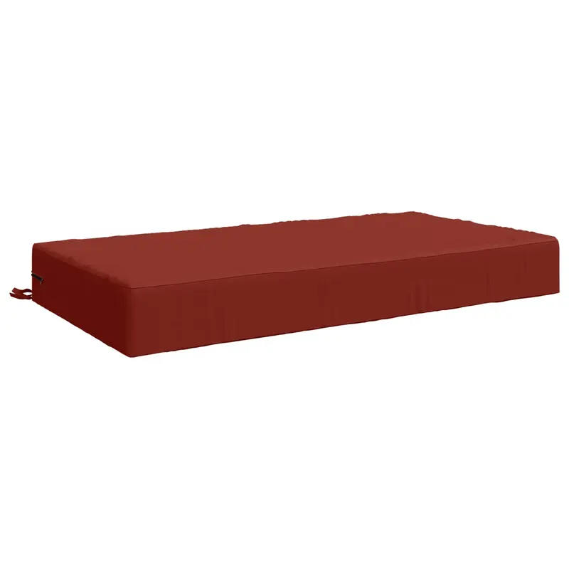 Vidaxl zitkussen soest 100% polyester rood 120 x 60 x 15 cm