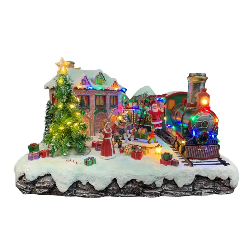 Villaggio Natalizio con Treno - Villaggio Babbo Natale con trenino