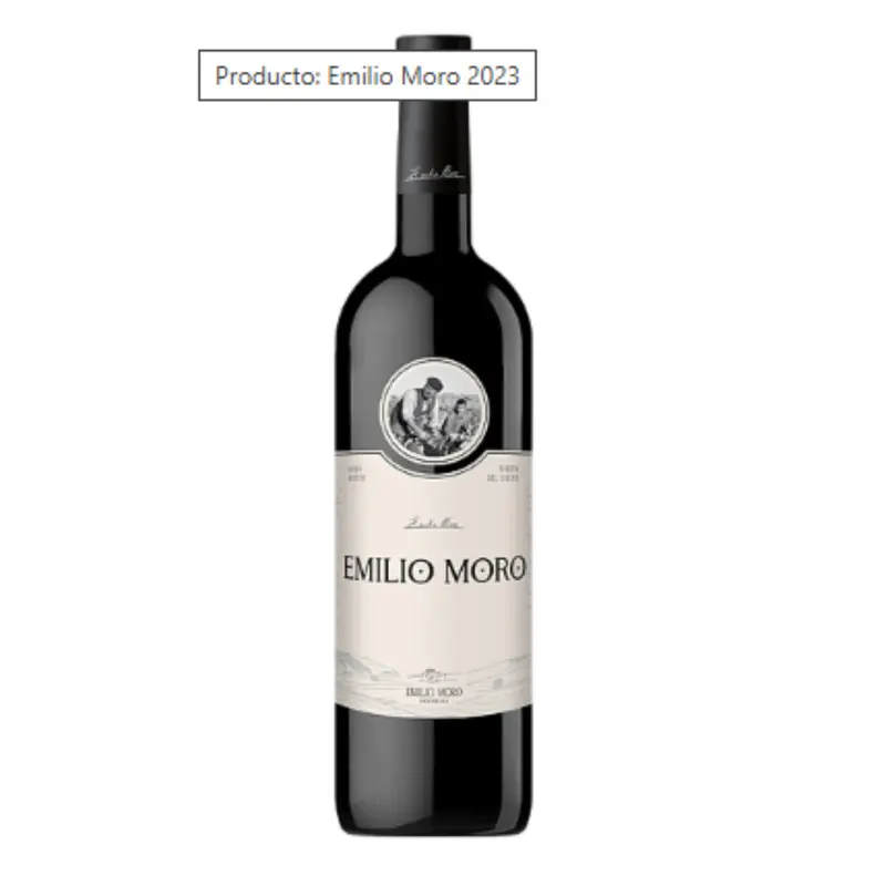 VINO TINTO EMILIO MORO 75 cl.