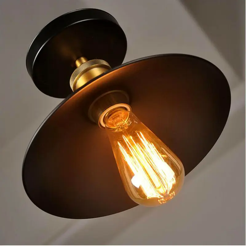 Vintage Retro Industrial Flush Mount Decoration Ceiling Lampshade Lighting Lamp~2331