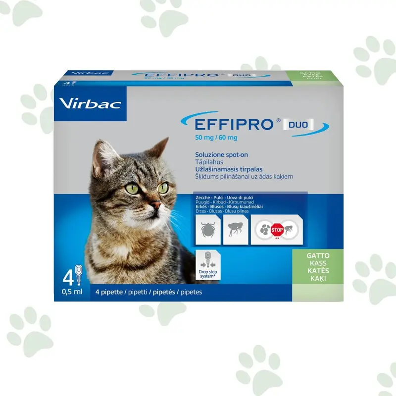 Virbac - Effipro Duo antiparassitario spot-on per gatto